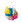 Антелла Мочалка ШАРИК из безузловой сетки 45г большой разноцветный арт. Н042